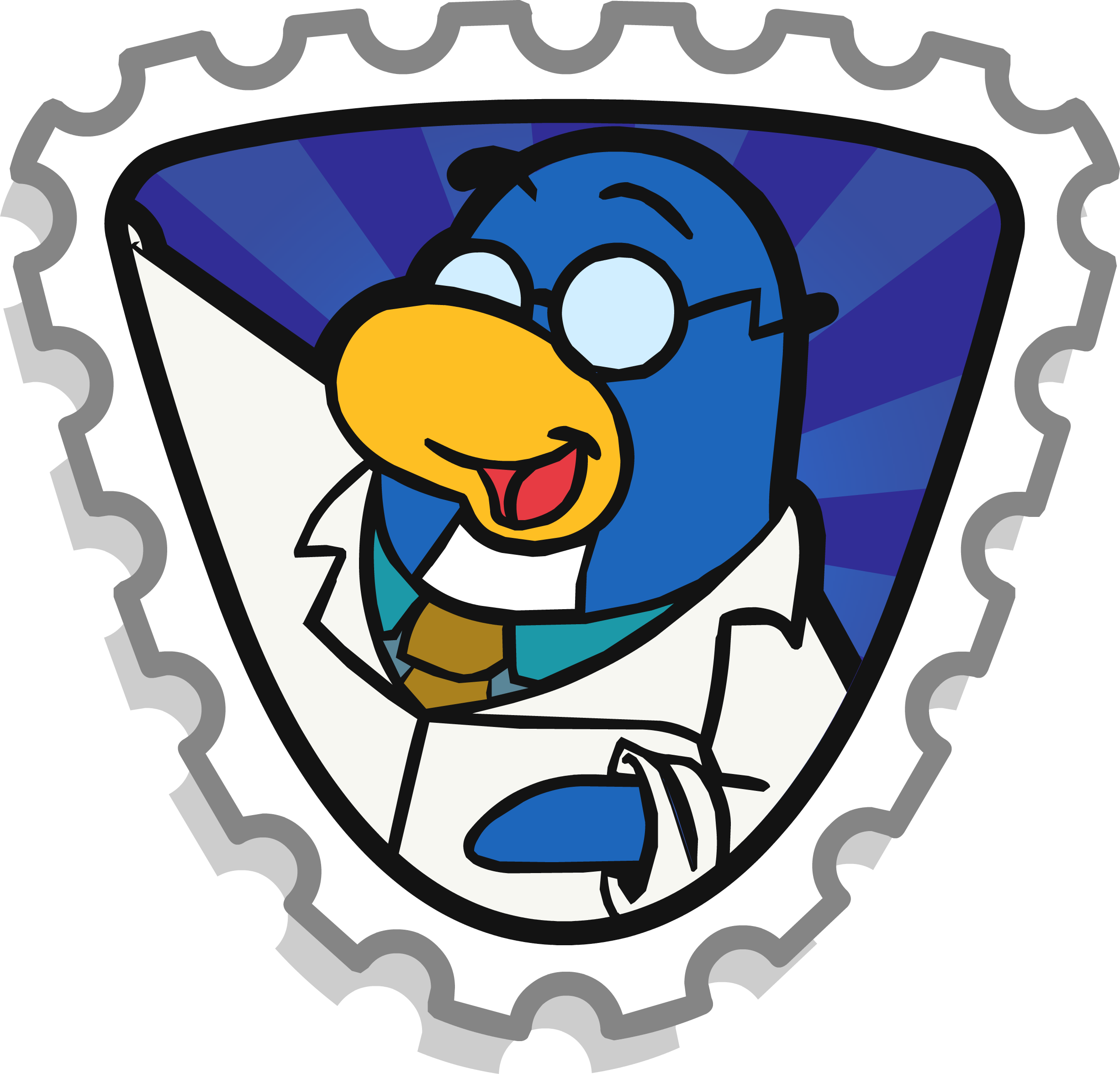 Gary Has A Medium Level Stamp To Get - Club Penguin Extreme Stamp (2452x2352)