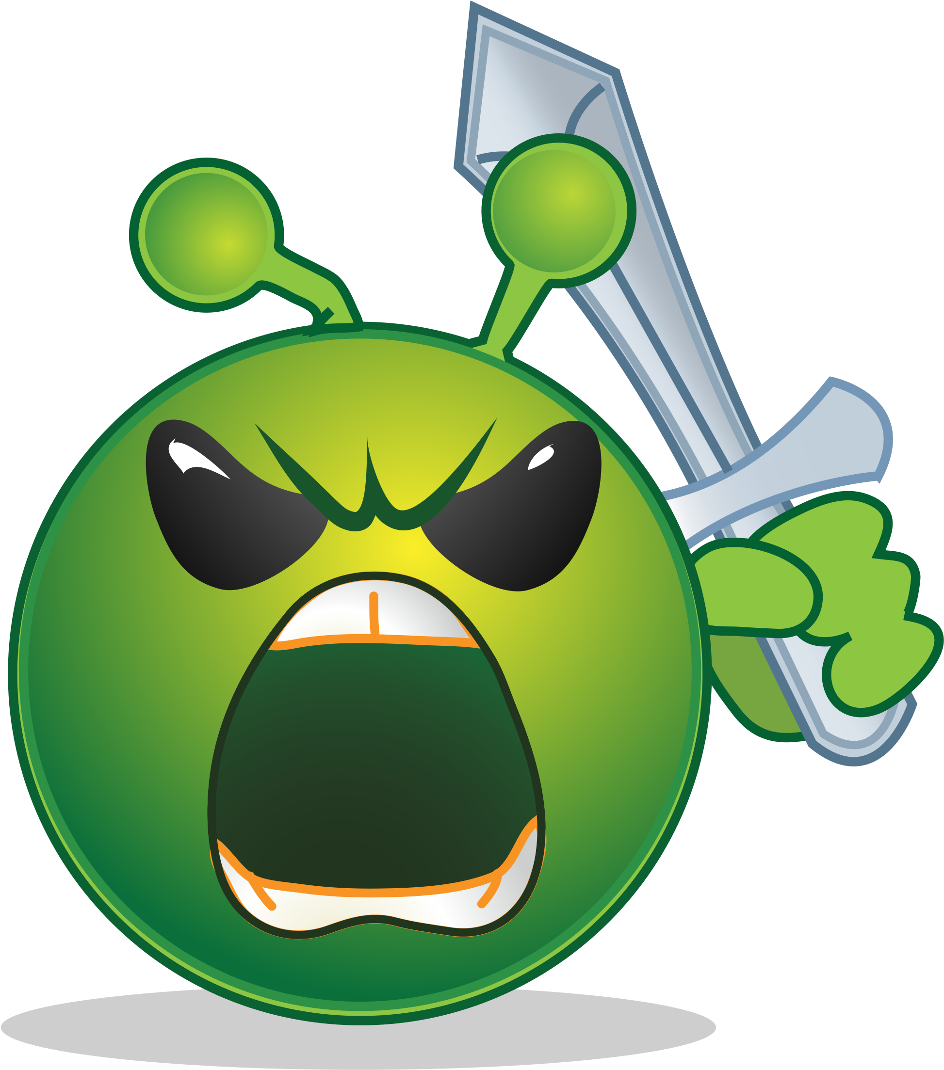 Angry Bird Clipart 20, - Smiley (2000x2280)