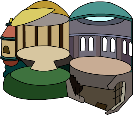 Medieval Manor Igloo Icon Id 51 - Club Penguin Medieval Igloo (474x409)