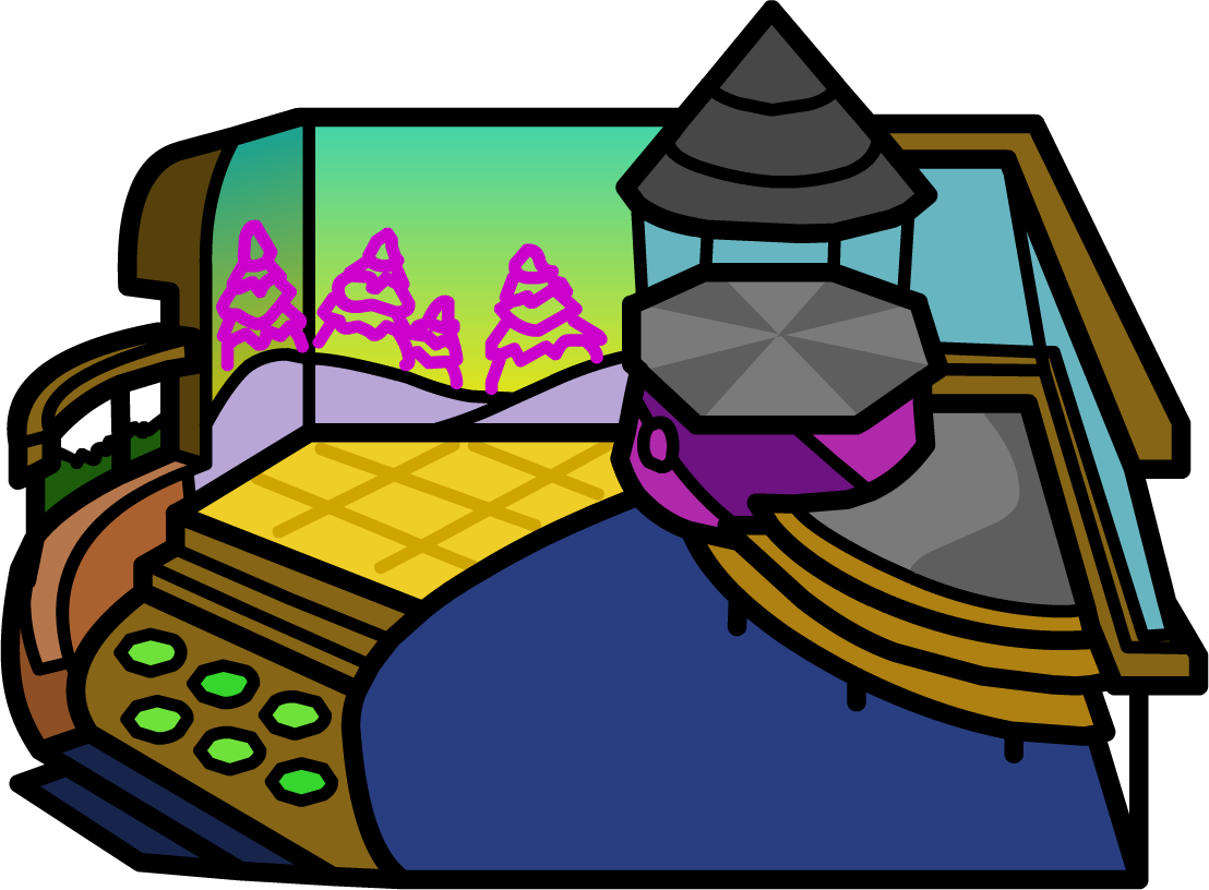 Penthouse - Club Penguin Igloo Loft (1108x816)