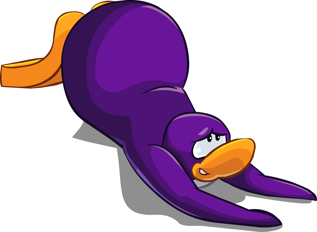 Penguin1831 - Club Penguin Purple Penguin (1218x890)