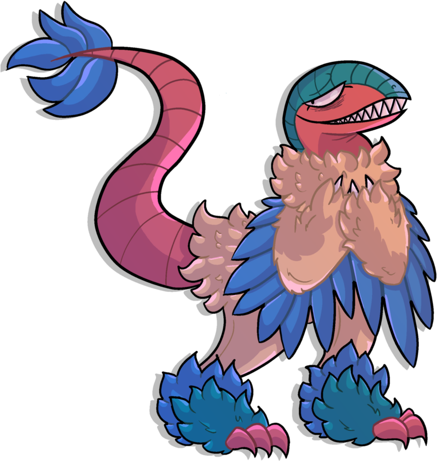 Fictional Character Beak Cartoon Clip Art Art Mythical - Art (877x910)