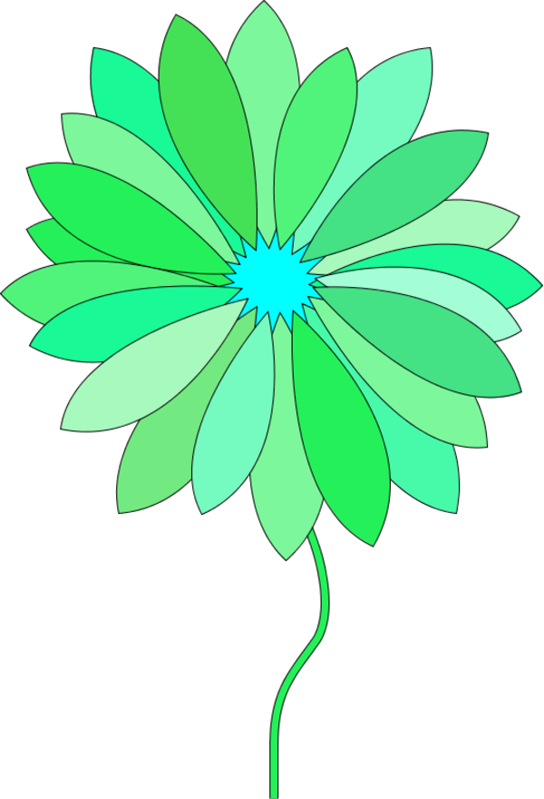 Cartoon Flowers Clip Art - Cartoon Flowers Transparent (600x880)