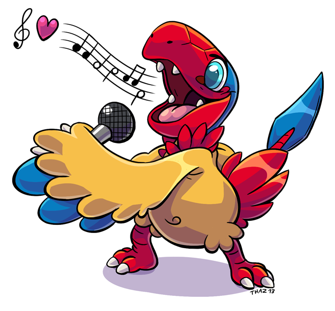 Pokemon Archen Running (688x646)