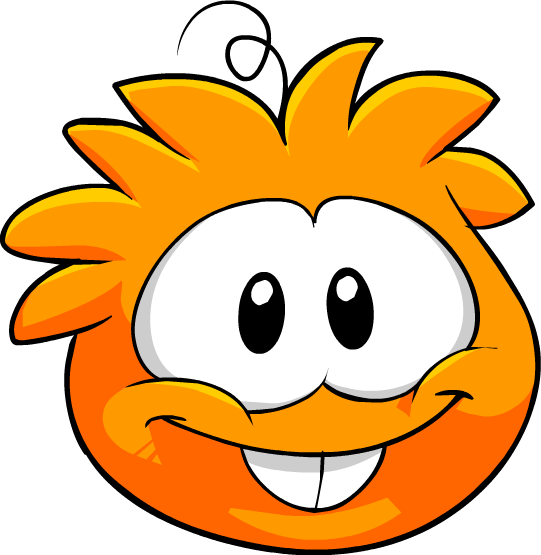 Puffles - Club Penguin Puffles Orange (541x555)
