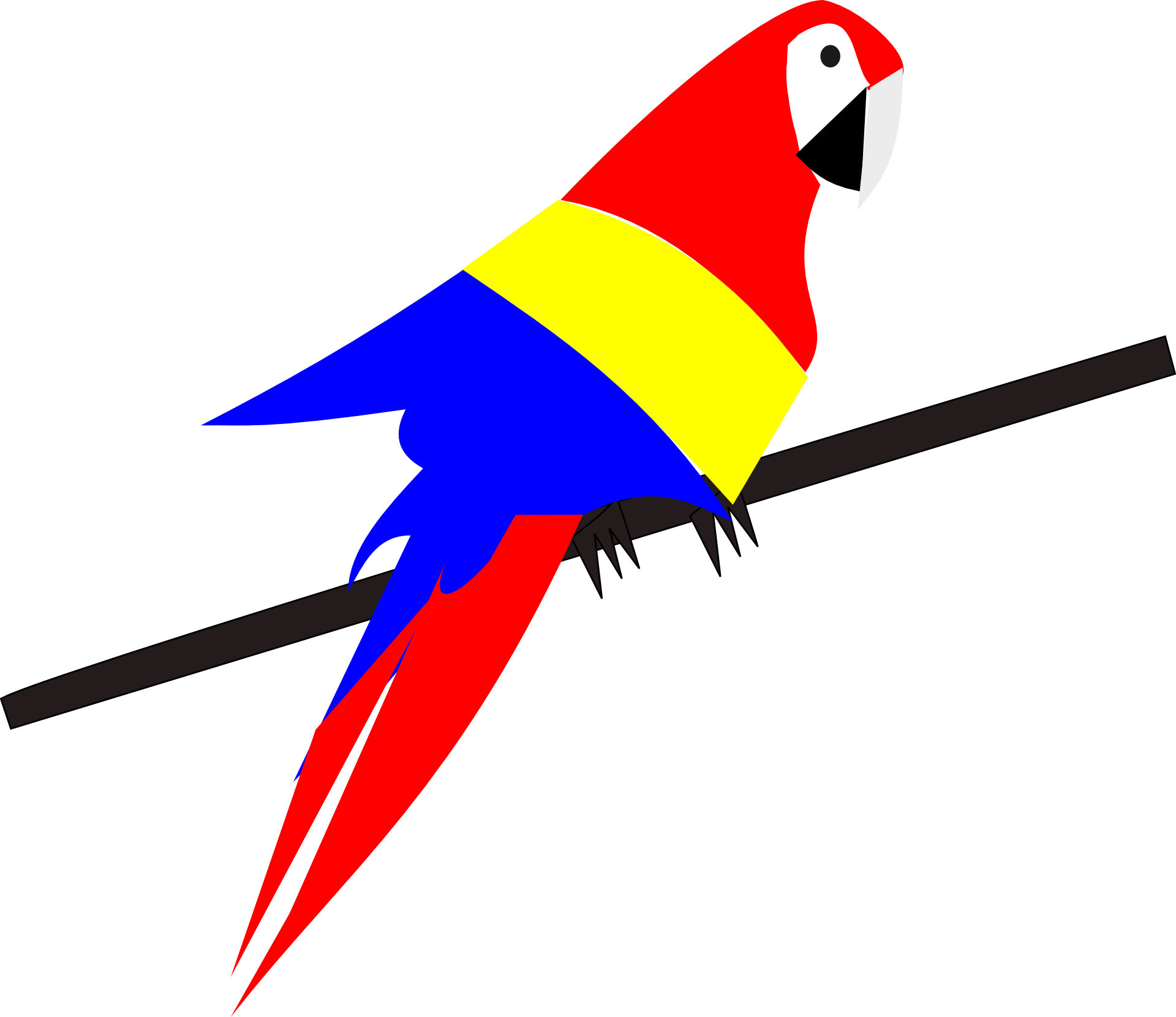 Sitting Parrot Cliparts 12, Buy Clip Art - Papagayo Clipart (1920x1660)