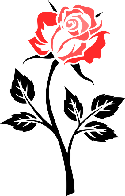 Black Roses - Rose Silhouette Png (408x640)