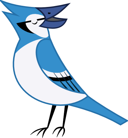Out Of Time Blue Jay By Zhinevrilya - Blue Jay Bird No Background (439x476)