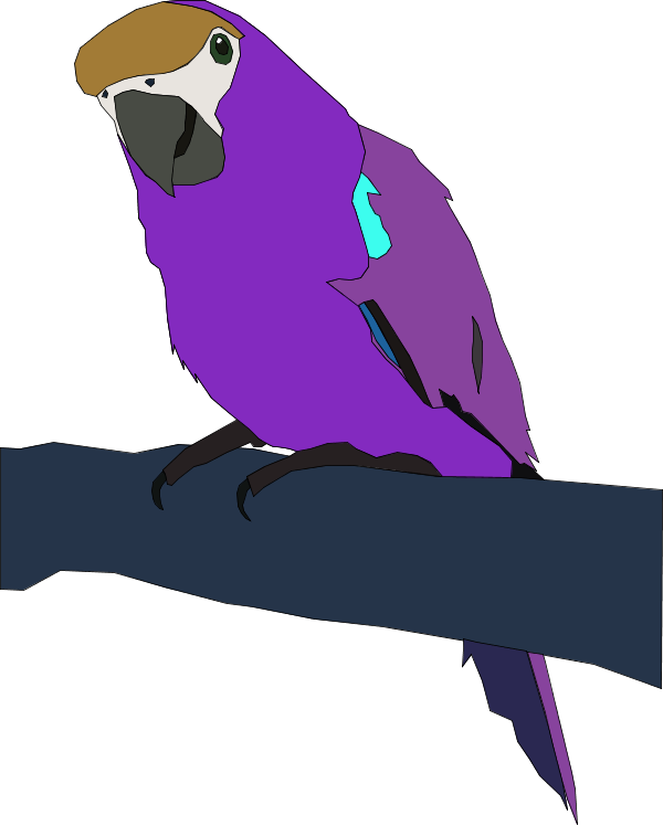 Parrot Clip Art (600x747)