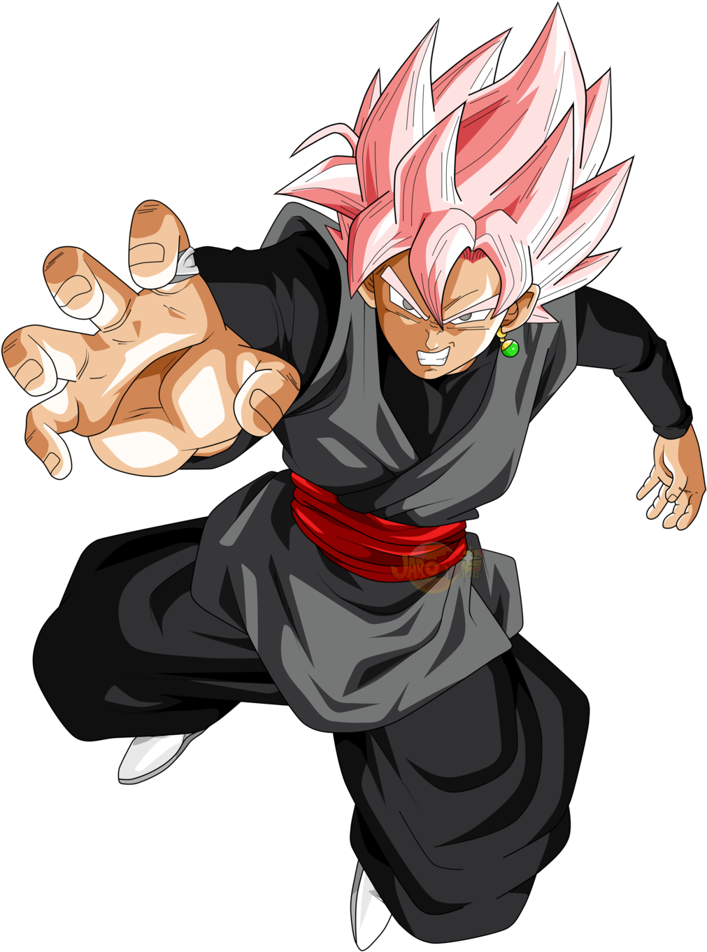 Goku Black Ssj Rose V6 By Jaredsongohan - Dragon Ball Black Goku Ssj (1024x1369)