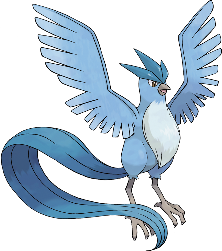 Stats, Moves, Evolution, Locations & Other Forms - Pokemon Articuno (708x800)