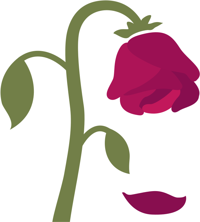 Fileemoji U1f940 - Wilted Flower Emoji Android (2000x2000)
