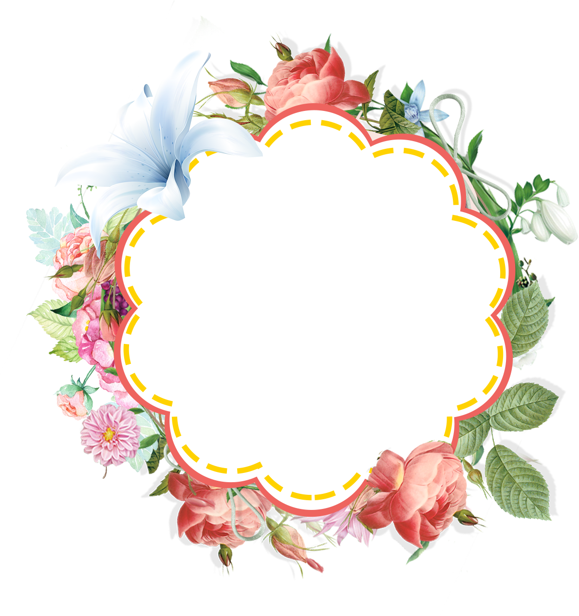 Watercolor Painting Clip Art - Floral Design (1240x1303)