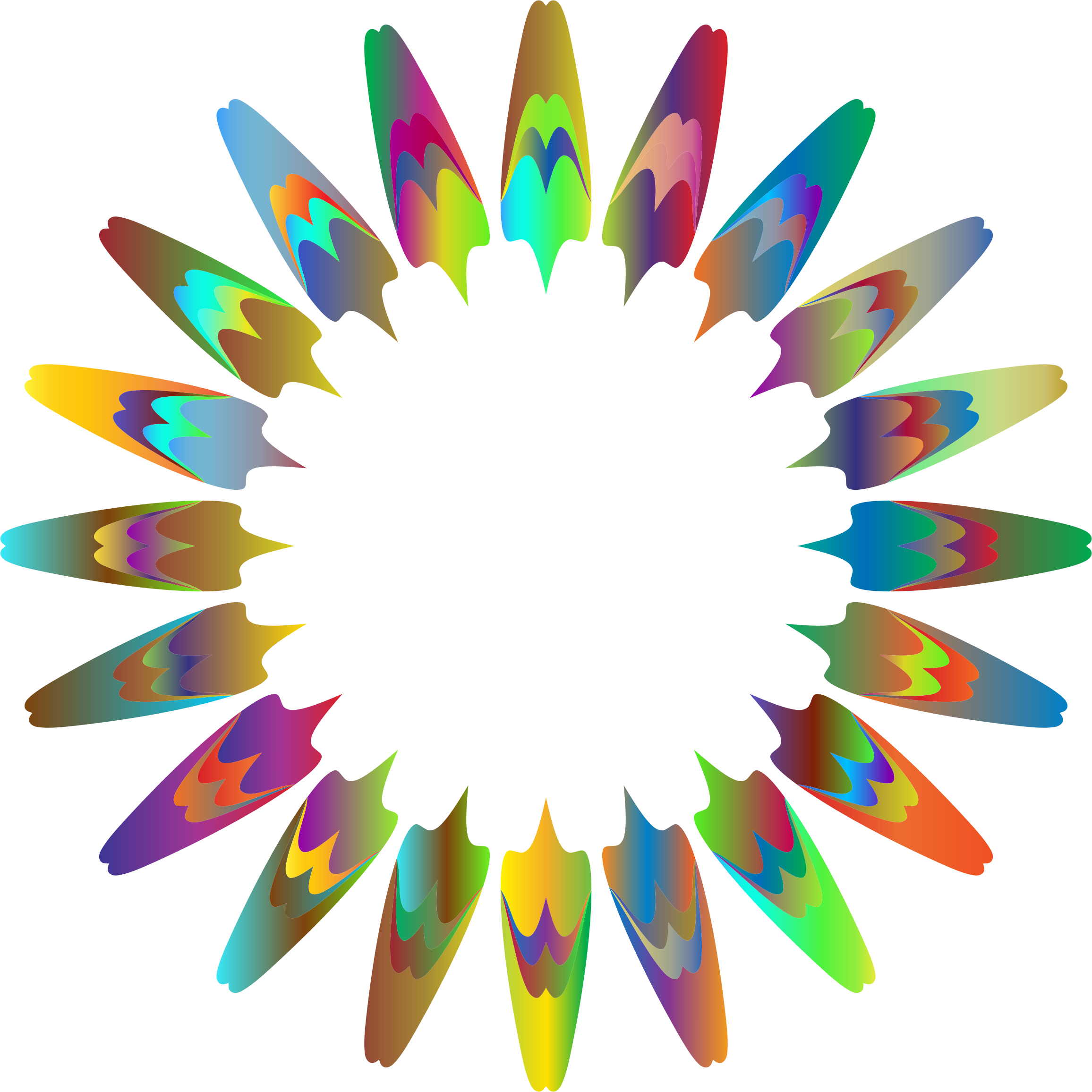 Abstract Flower Frame - Abstract Flower Frame (2312x2312)