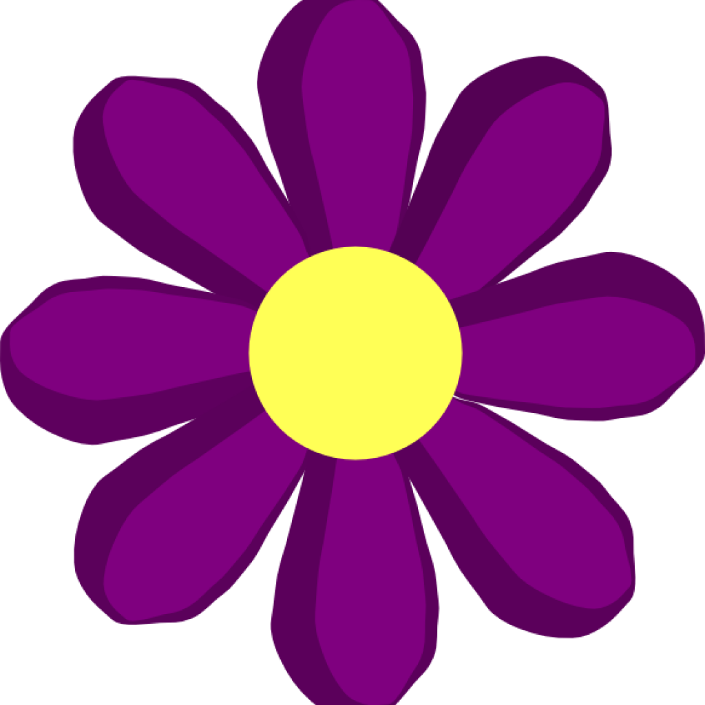 Spring Flowers Clip Art Purple Spring Flower Clip Art - Spring Flowers Clip Art (1024x1024)