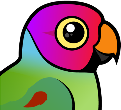 The Plum-headed Parakeet Is A Parrot Native To India, - Plum Headed Parrot Cartoon (440x440)