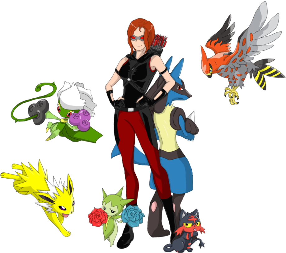 Pokemon Superhero By Digifoxcat - Pokémon (970x823)