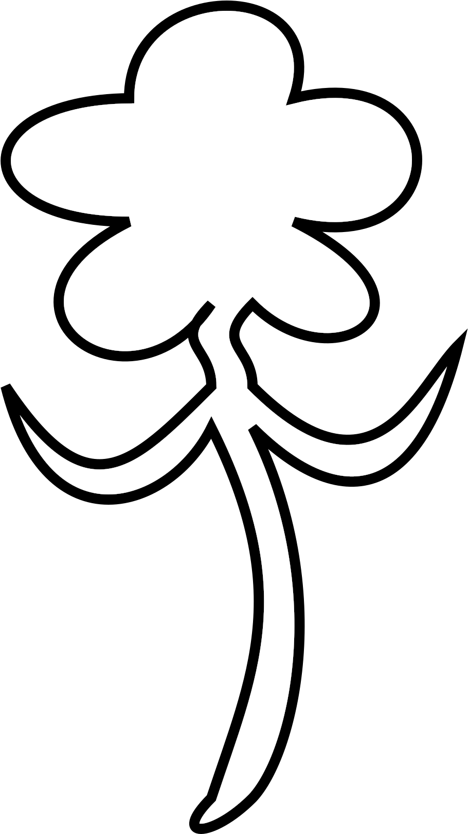 Animated Flowers Black And White Images - Illustration (2400x2400)