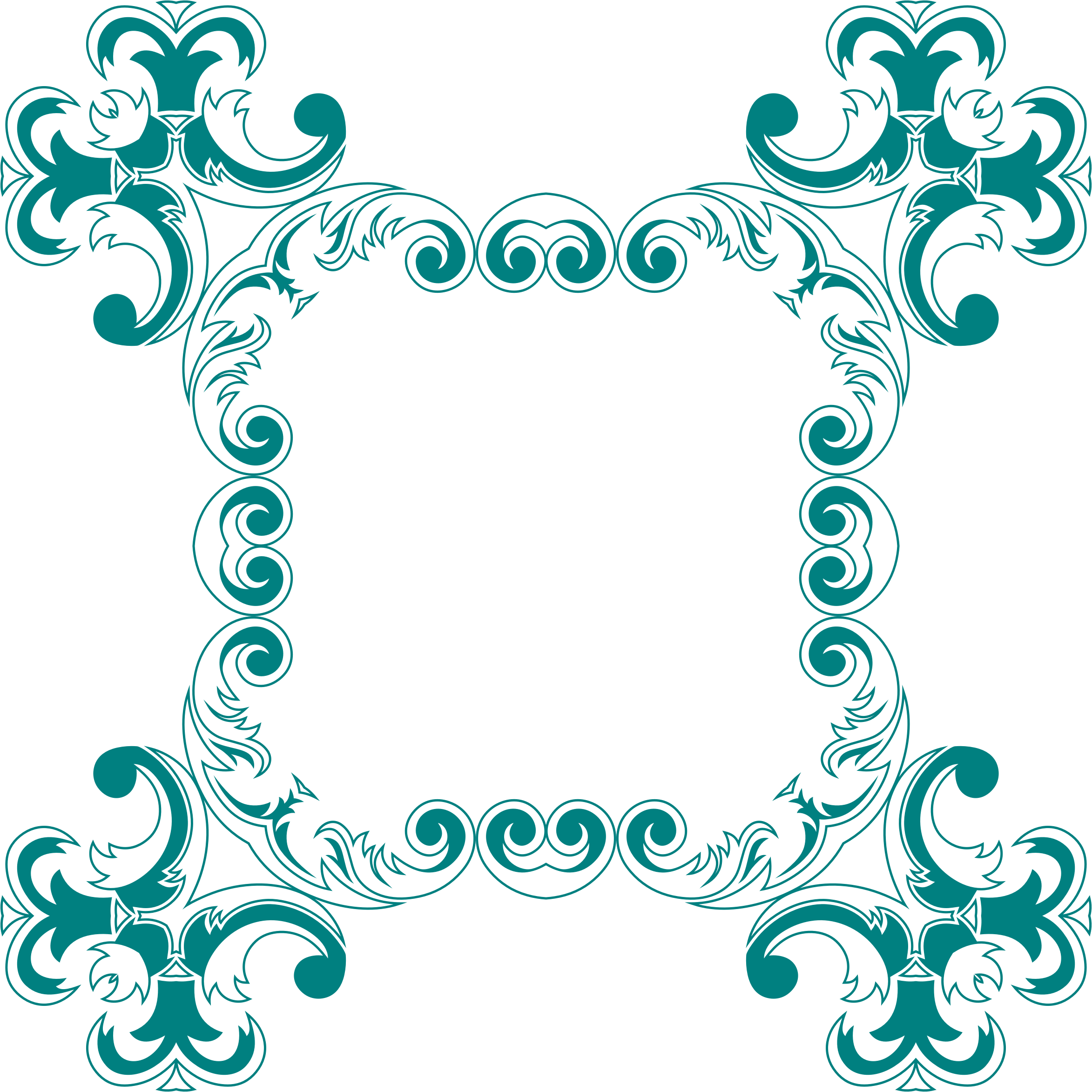 Vintage Floral Design Mark Ii 11 - Flores Png Vintage (2346x2346)