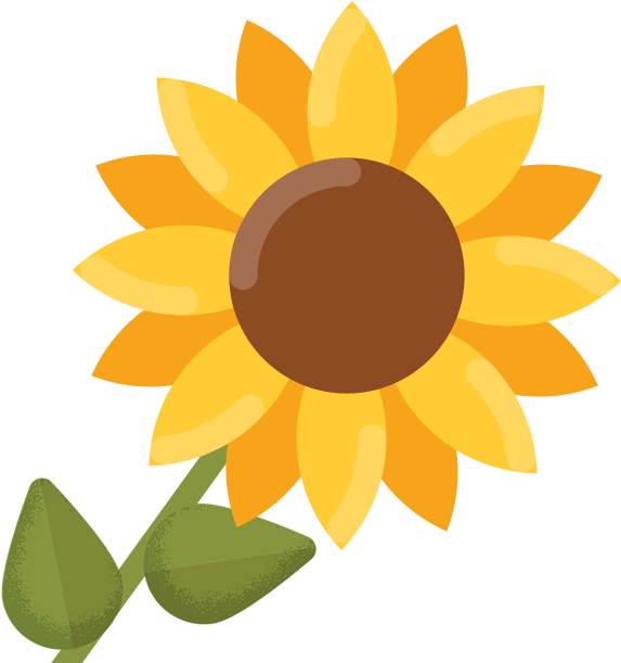 New Sunflower Clipart Black And White Hd Images - Clip Art (618x610)