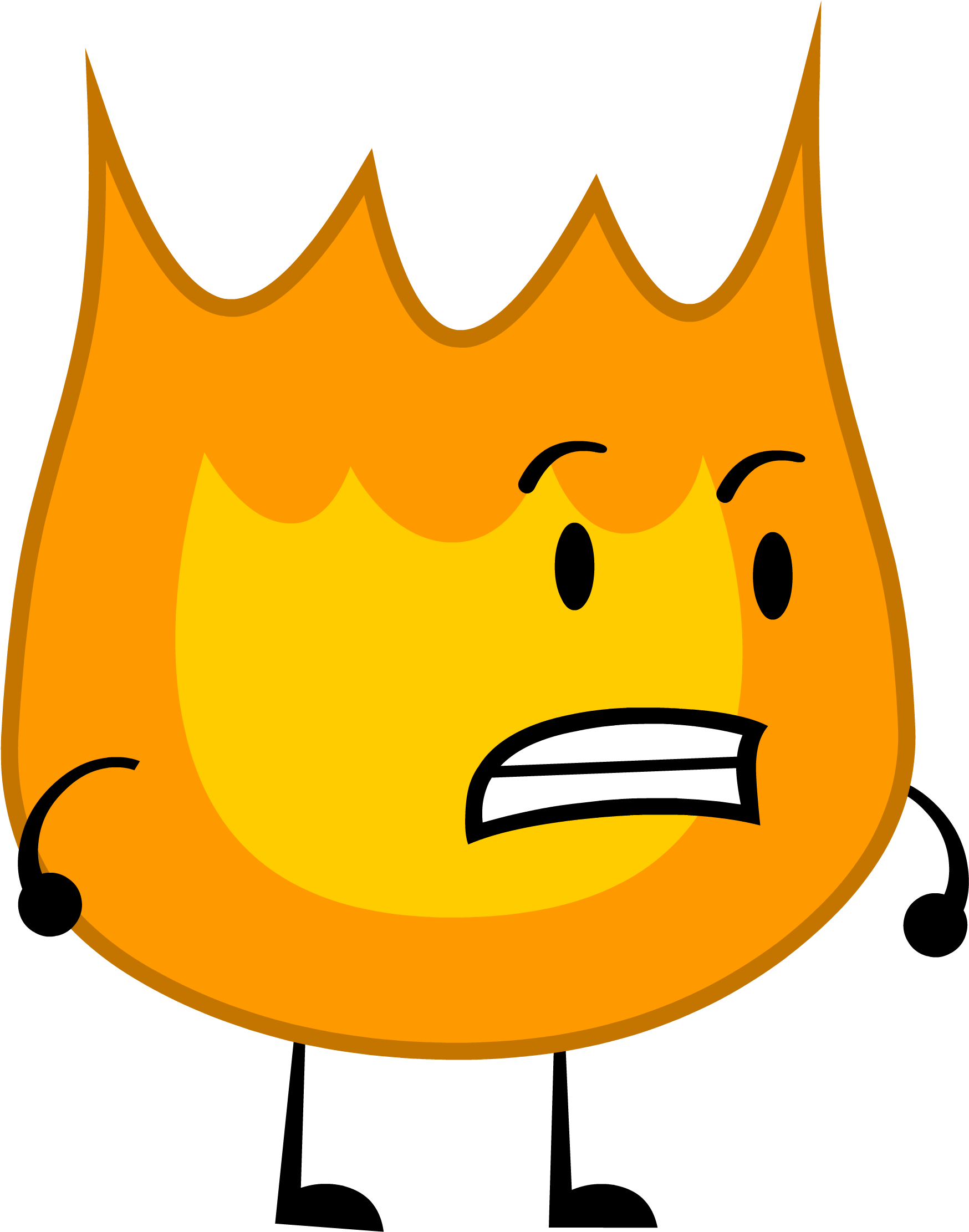Firey - Battle For Dream Island Fiery (2500x2500)
