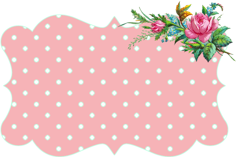 Picture Frames Pink Flowers Clip Art - Birthday Wishes For Asma (816x549)