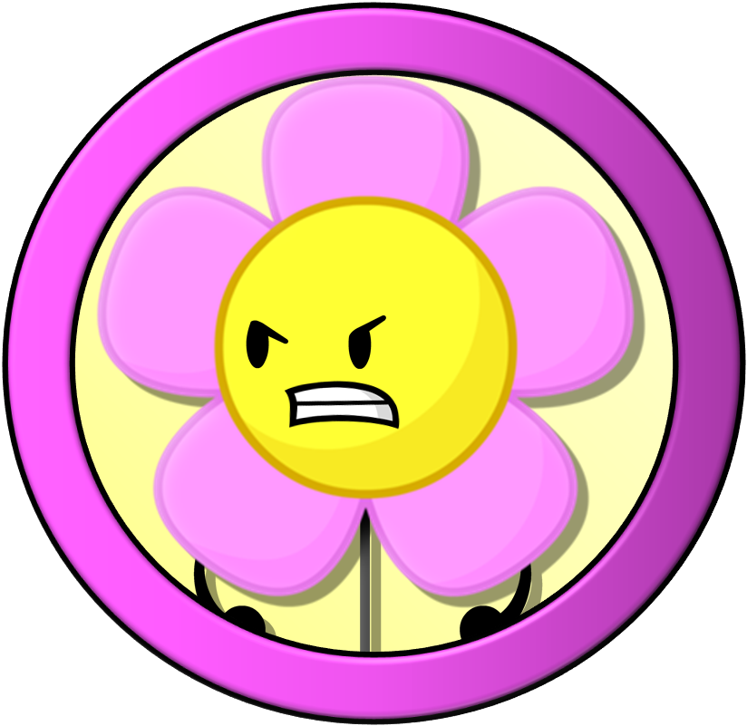 Battle For Dream Island - Bfdi Flower Deviantart (824x801)