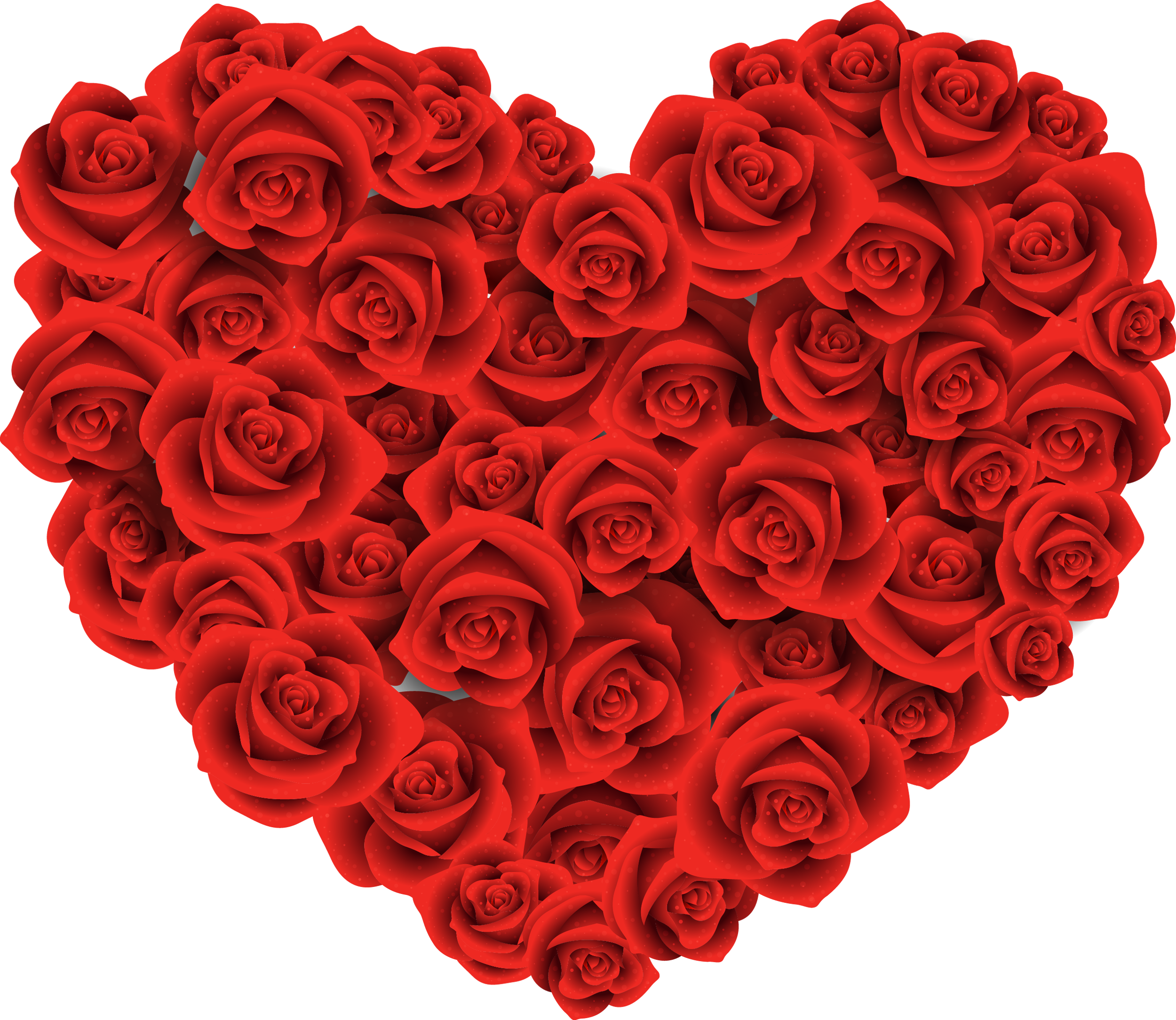 Roses Clip Art - Good Morning My Valentine (2500x2169)