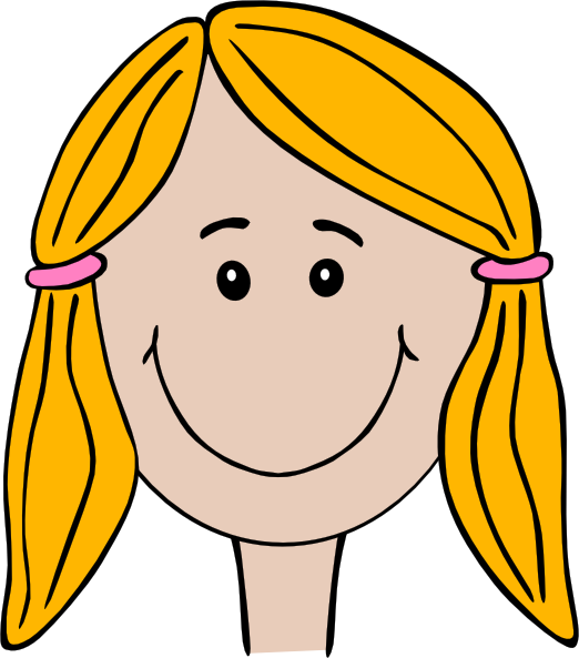 Cartoon Girl Face Clip Art Qqzu7h Clipart - Cartoon Face (522x593)