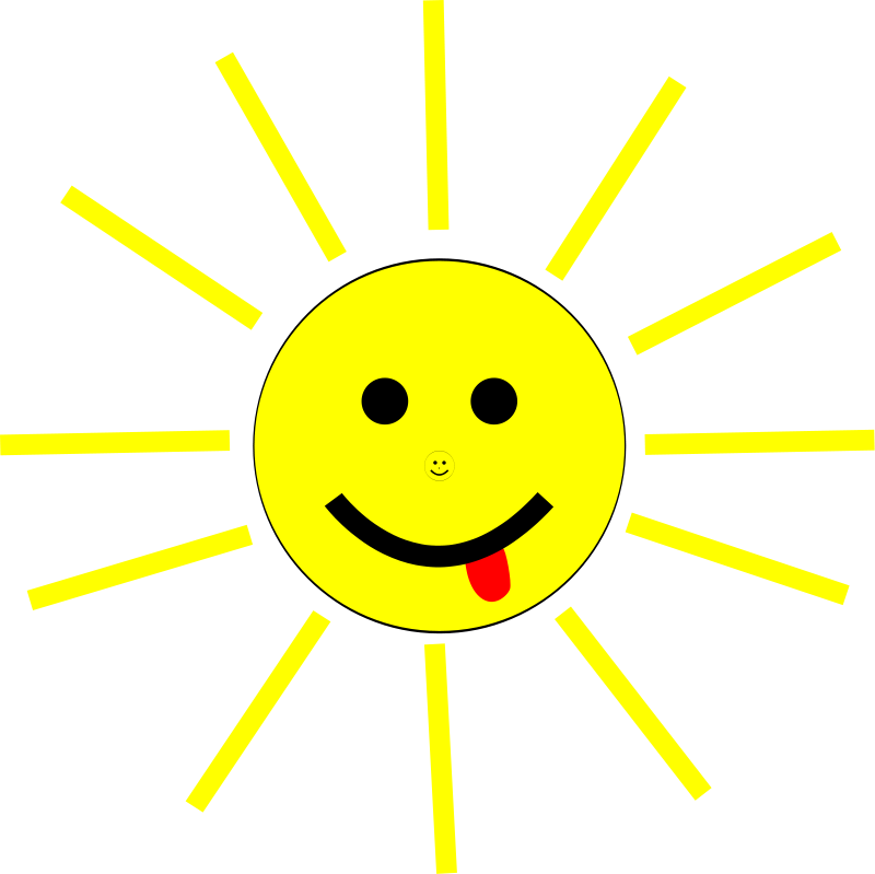 Free Vector Funny Sun Face Cartoon - Ensure Access To Affordable Reliable Sustainable And (800x799)
