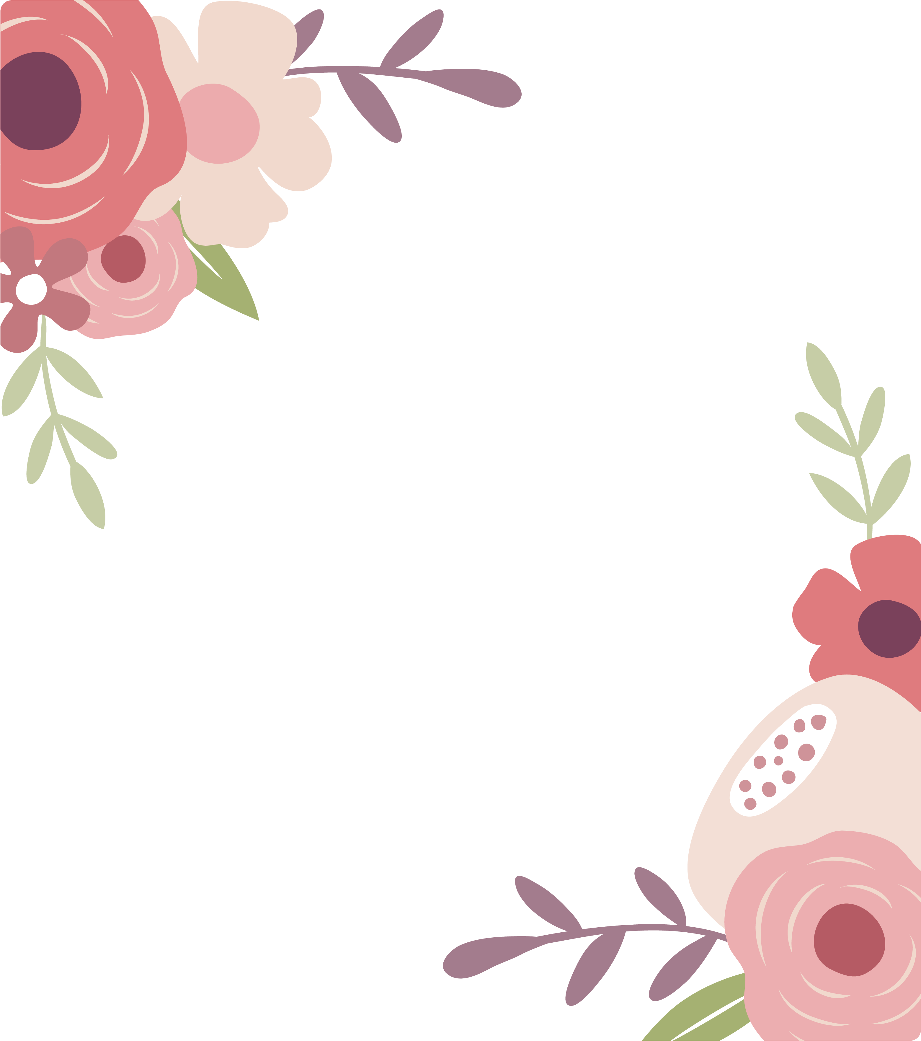 Paper Floral Design Greeting Card Flower - Border Floral Design Paper (3151x3524)
