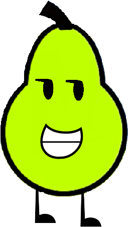 Image Pear Posepng Battle For Dream Island Fan - Battle For Dream Island Tennis Ball (330x478)