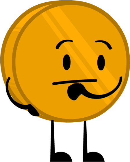 Image Coiny Yellingpng Battle For Dream Island Wiki - Armless Bfdi (462x560)