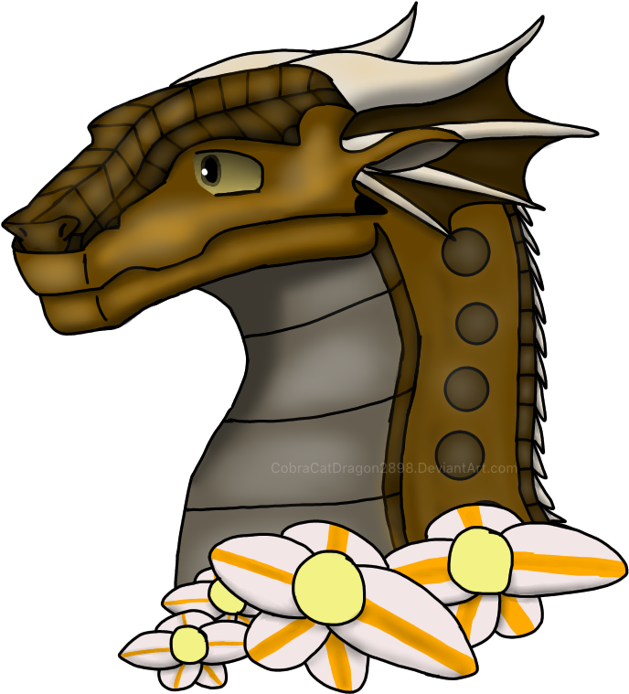 Peeking Through The Orchids By Cobracatdragon2898 - Cartoon (768x1024)