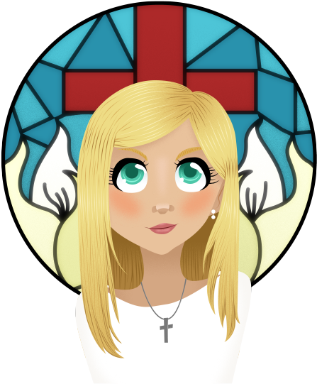 Girl Face Clipart Png - Clip Art (500x625)