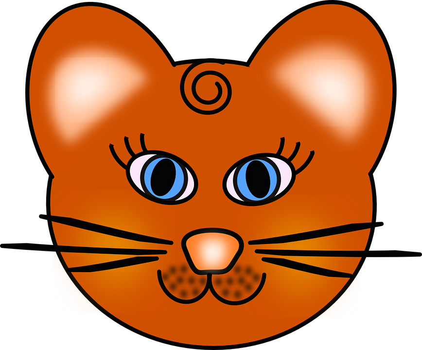 Cartoon Lion Faces 23, - My Thoughts: Blank Lined Journal - 6x9 - For Kids [book] (868x720)