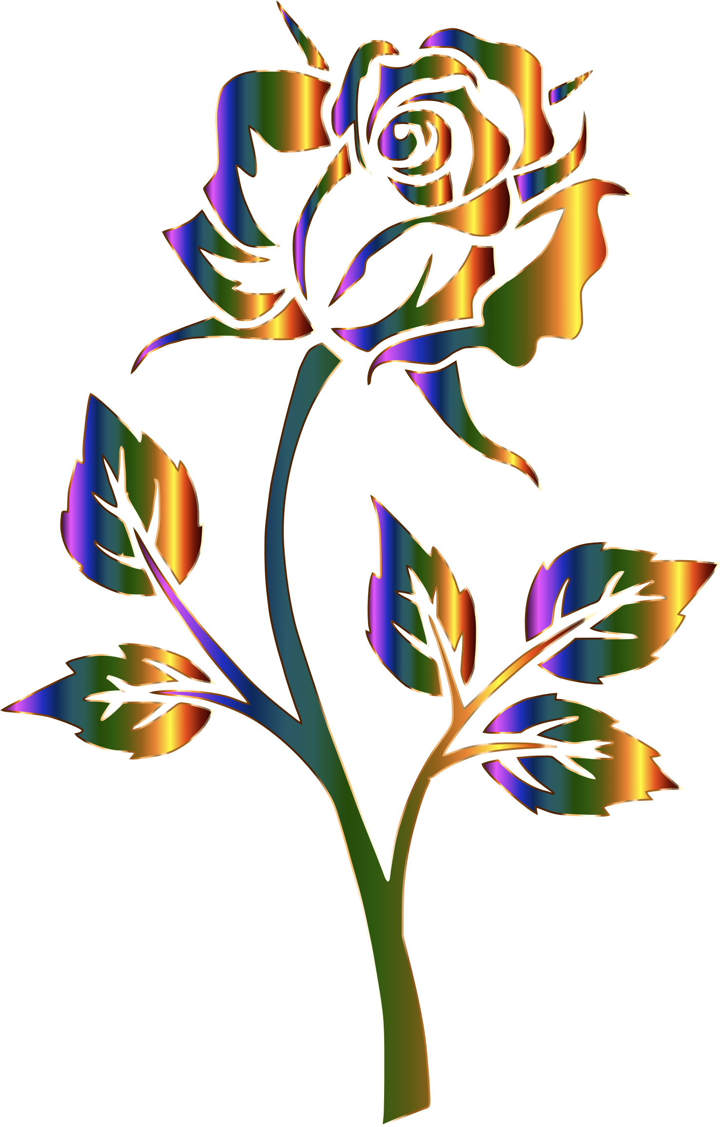 Clipart - Rose No Background (1477x2310)