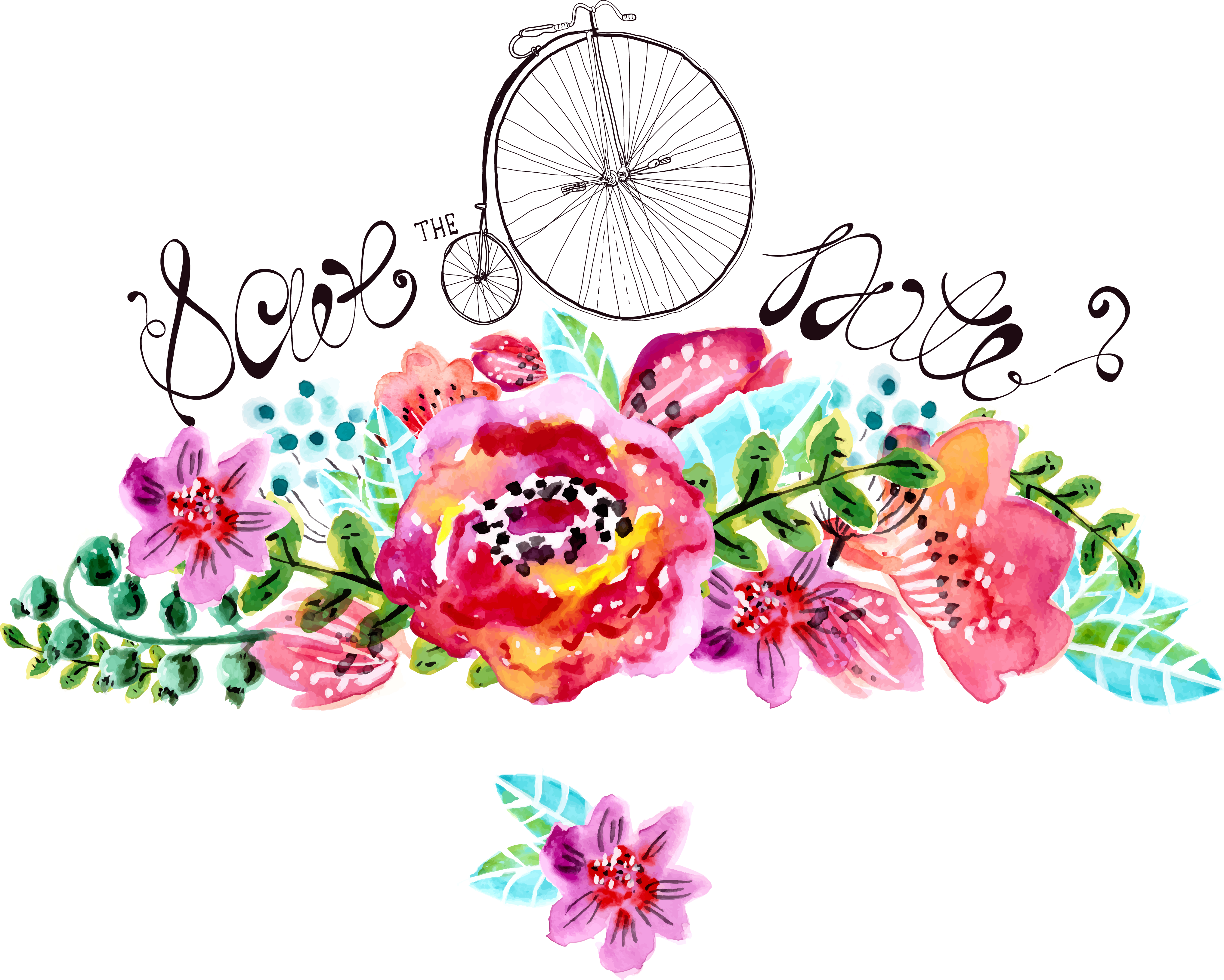 Watercolor Painting Flower Illustration - Vector Watercolour Flower Download Free (4068x3259)