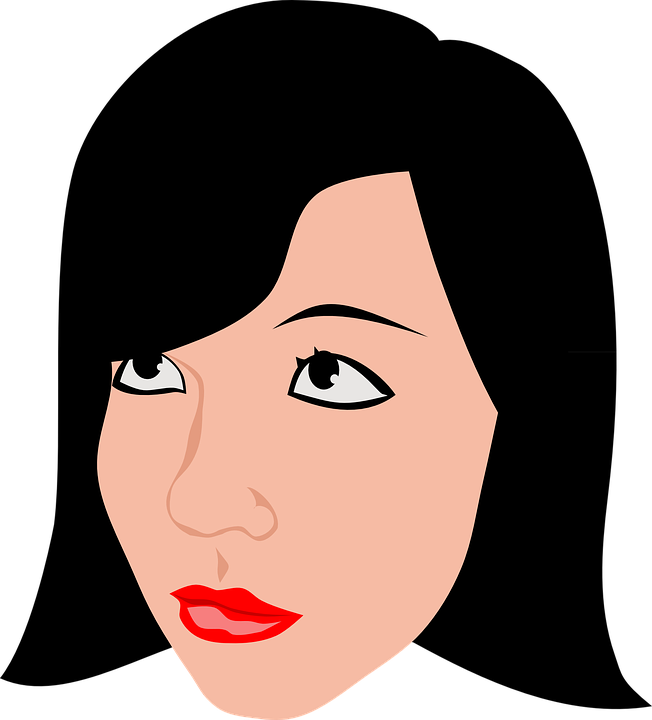 Girl Face Cartoon Clipart 26, - Girl Face Transparent (724x800)