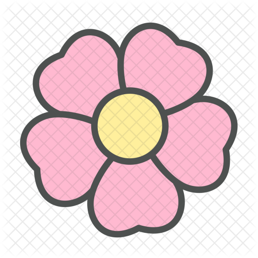 Flower, Wild, Rose, Blossom, Nature, Spring Icon - Iconscout Spring (512x512)