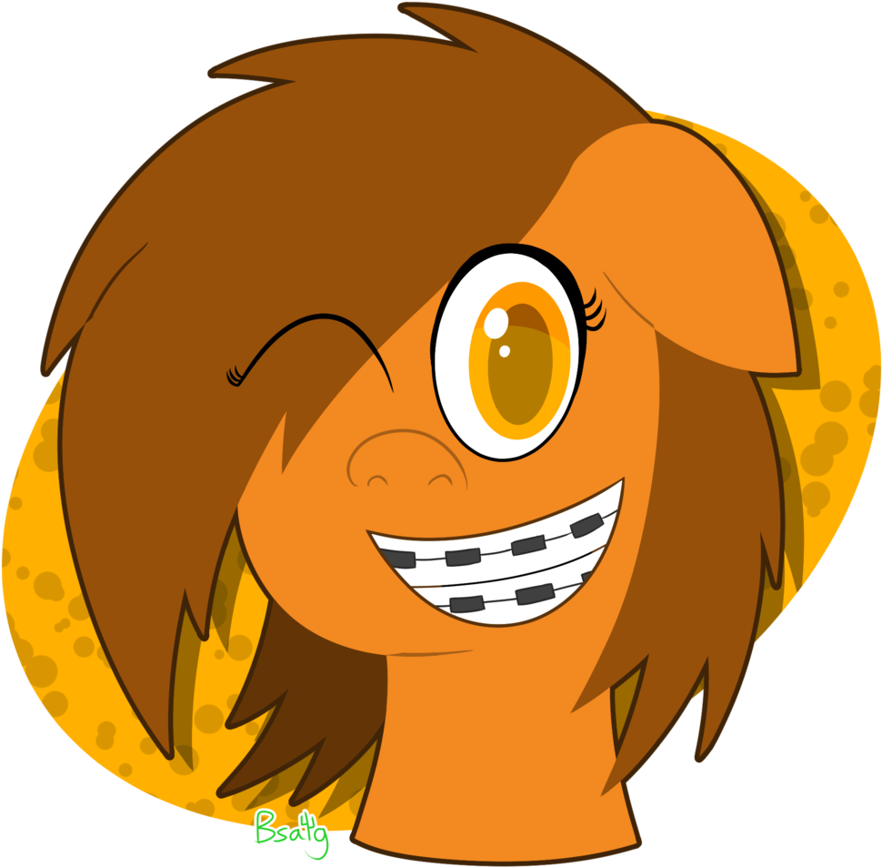 Bsalg93, Braces, Earth Pony, Happy, Looking At You, - Dental Braces (1024x1024)