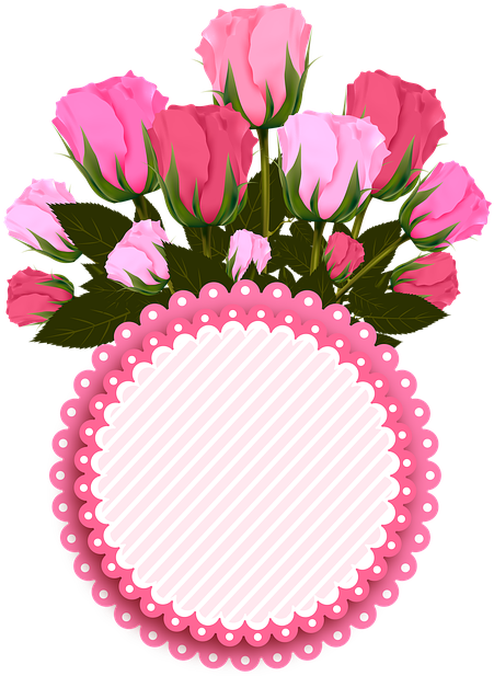 Flowers, Roses, Pink, Bouquet, Heart, Icon - Icon Bunga Png (524x720)