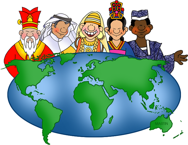 Geography Clipart Global - Phillip Martin Clipart World (648x514)