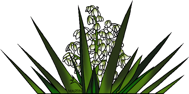 United Clip Art By Phillip Martin, New Mexico State - Desert (648x329)