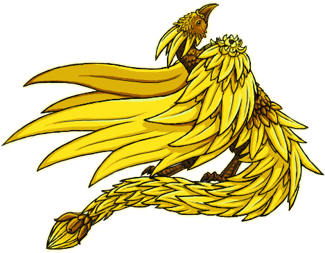 Sunflower Dragon By Lupisdarkmoon - Drawing (486x423)