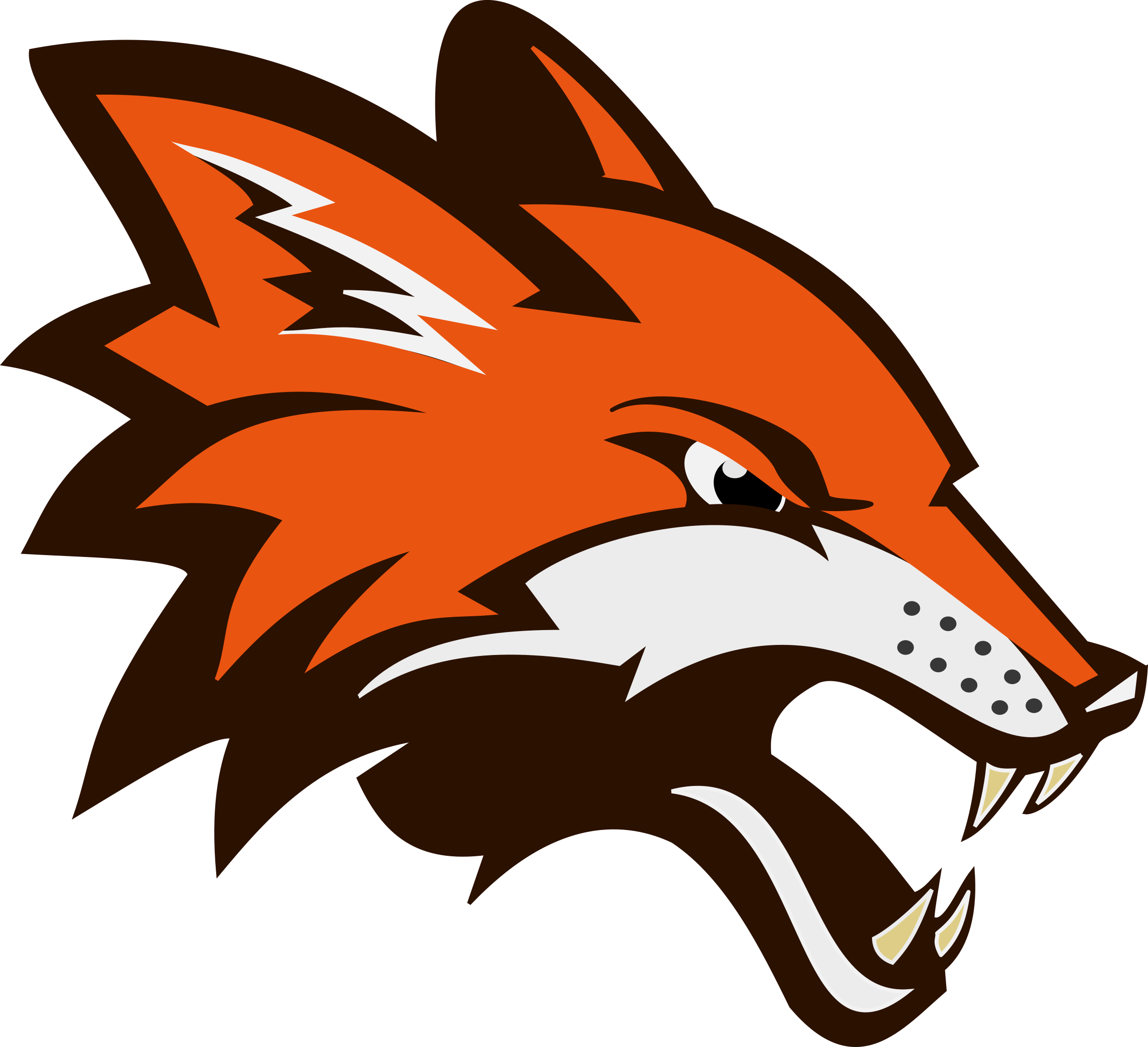 Angry, Animal, Forrest, Fox, Fuchs, Logo - Fox Face Png (2400x2190)