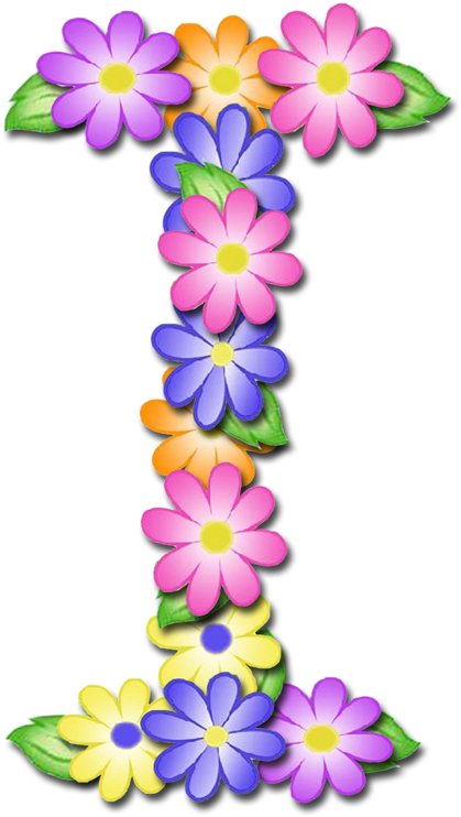 0 Db874 47acc4b5 Xl - Letra I Primavera Png (800x771)