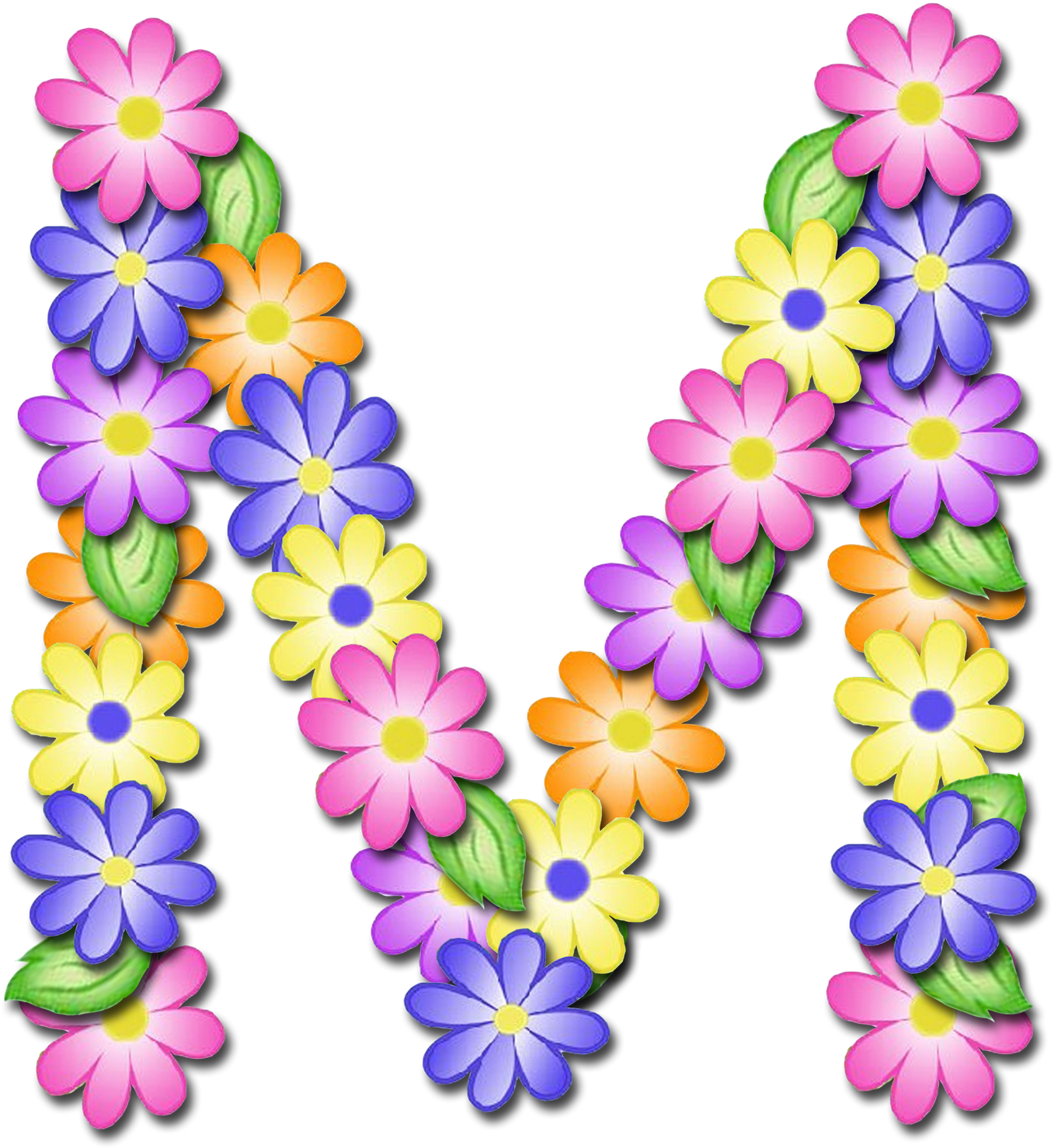 Alphabet - Alfabeto Primavera Png (1600x1547)