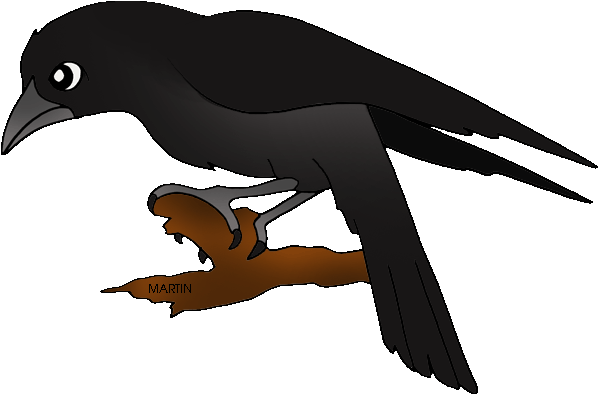 Raven Clip Art - Raven Clip Art (648x439)