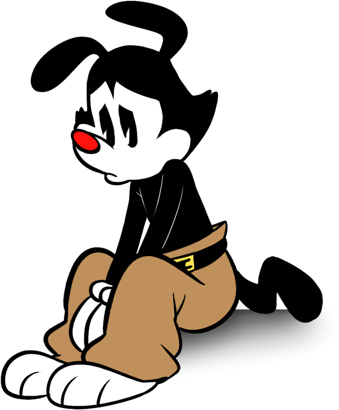 Sad Yakko By Pukopop On Deviantart - Animaniacs Fan Art (860x930)